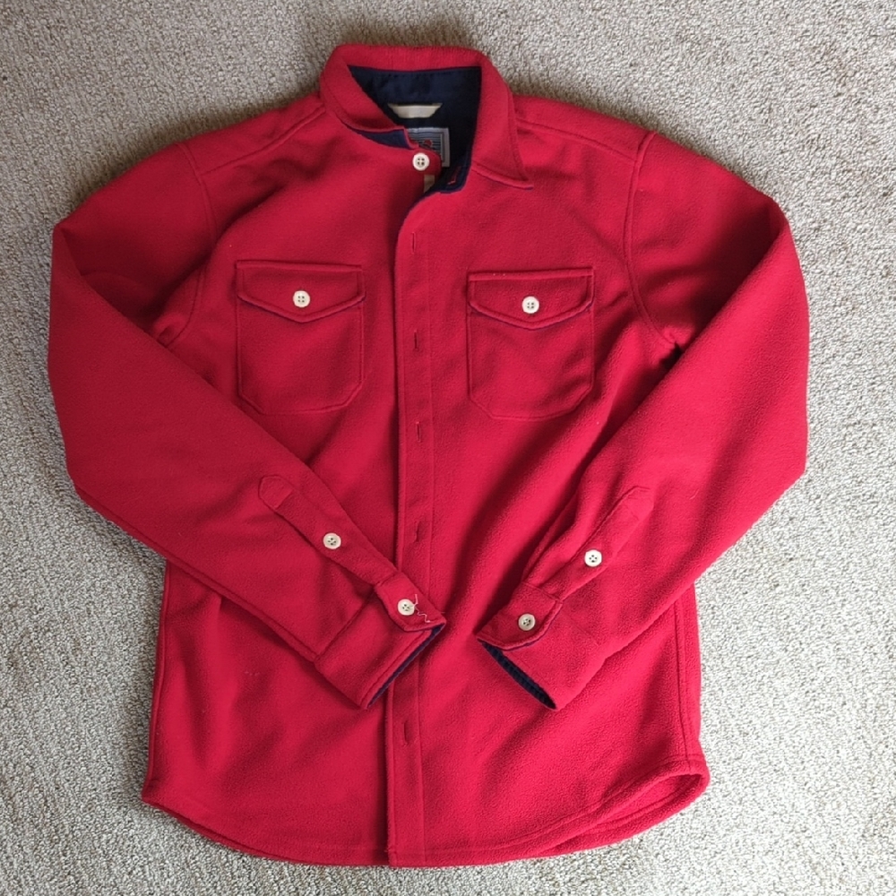 Red Men's Fleece Jacket